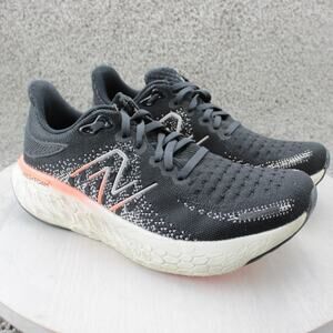 New Balance Fresh Foam X 1080v12 Black Orange Knit Running Shoes Womens 8.5 B